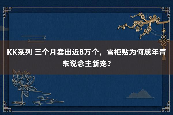 KK系列 三个月卖出近8万个，雪柜贴为何成年青东说念主新宠？